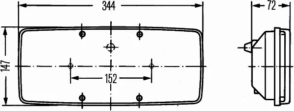 HELLA LAMPA TYLNA 2SD 003 167-021 