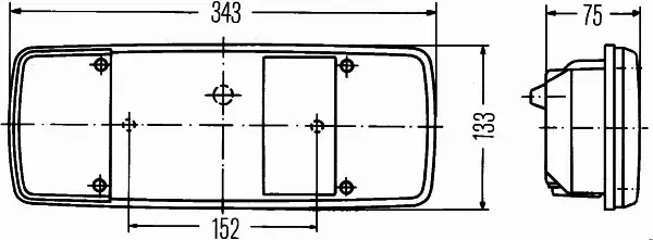 HELLA LAMPA TYLNA 2SK 003 567-321 