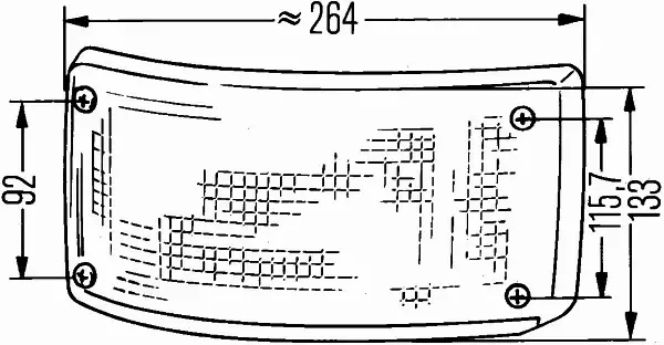 HELLA LAMPA TYLNA 2SA 005 603-027 