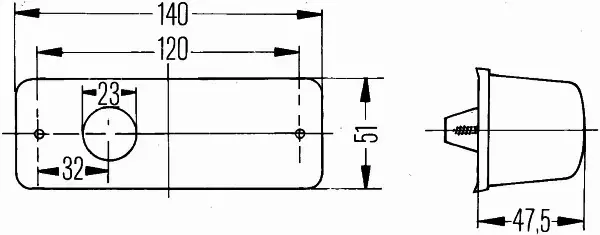 HELLA LAMPA KIERUNKOWSKAZU 2BM 006 692-021 