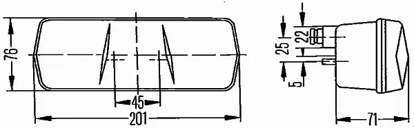 HELLA LAMPA TYLNA 2SE 001 680-291 