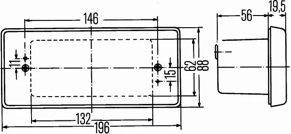 HELLA LAMPA PRZECIWMGIELNA 2NE 003 734-091 