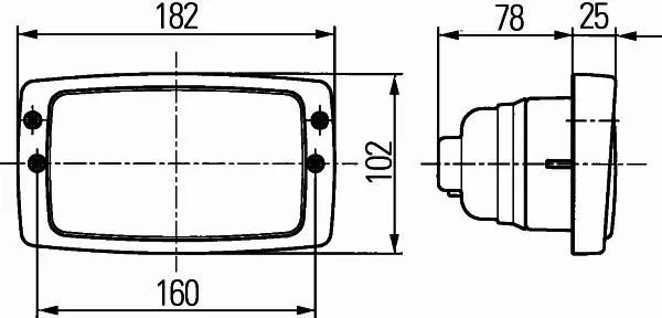 HELLA REFLEKTOR 1GB 006 213-101 