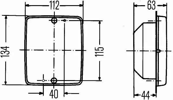 HELLA LAMPA KIERUNKOWSKAZU 2BA 003 236-541 