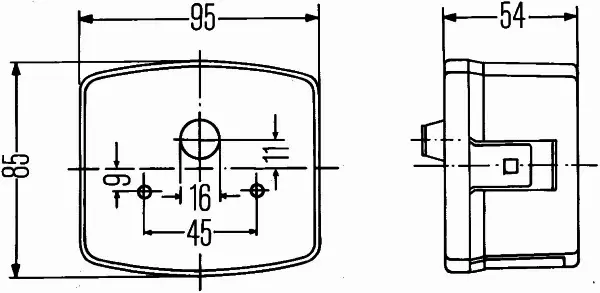 HELLA LAMPA KIERUNKOWSKAZU 2BE 003 182-101 