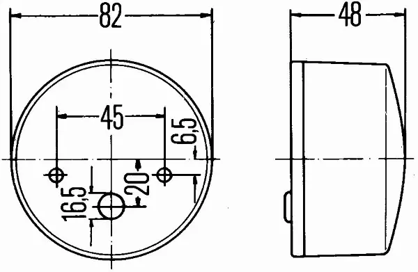 HELLA LAMPA TYLNA 2BE 003 185-031 