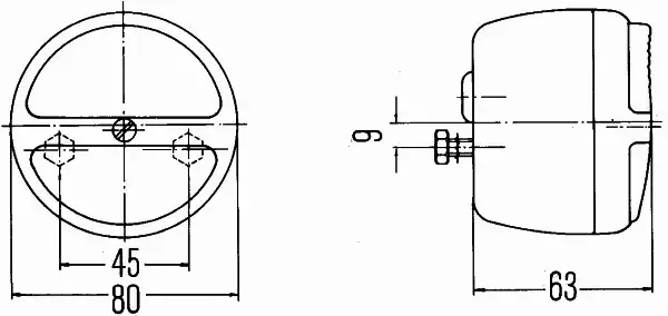 HELLA LAMPA TYLNA 2SB 003 018-031 