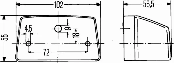 HELLA LAMPKA TABLICY REJESTRACYJNEJ 2KA 003 389-061 