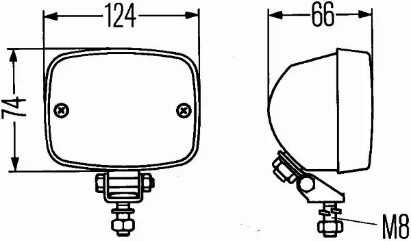 HELLA LAMPA TYLNA 2NE 002 985-001 