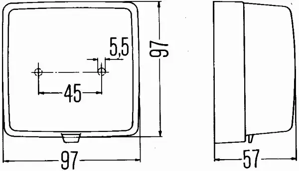 HELLA LAMPA TYLNA 2NE 003 315-011 