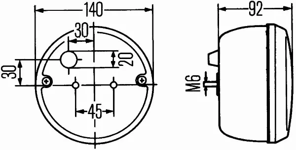 HELLA LAMPA PRZECIWMGIELNA 2NE 001 423-011 