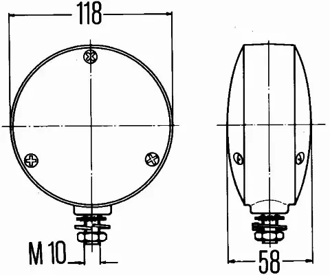 HELLA LAMPA KIERUNKOWSKAZU 2BA 003 022-021 