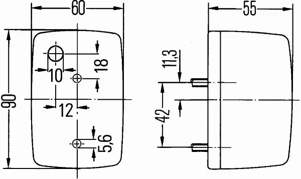 HELLA LAMPA KIERUNKOWSKAZU 2BA 002 652-101 