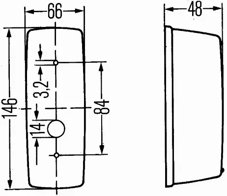 HELLA LAMPA KIERUNKOWSKAZU 2BA 001 277-021 