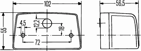 HELLA LAMPA TABLICY REJ. 2KA 998 523-001 