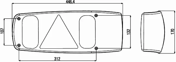 HELLA LAMPA TYLNA 2VA 007 502-021 