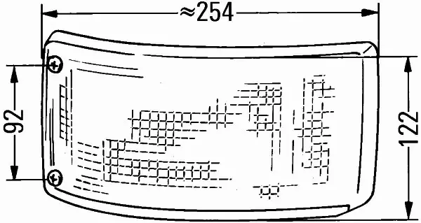 HELLA LAMPA KIERUNKOWSKAZU 2BA 004 119-001 