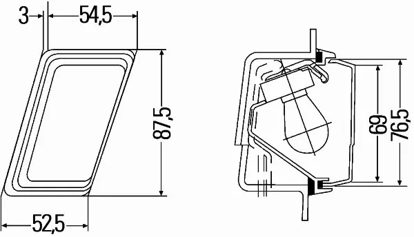 HELLA LAMPA KIERUNKOWSKAZU 2BM 004 312-061 