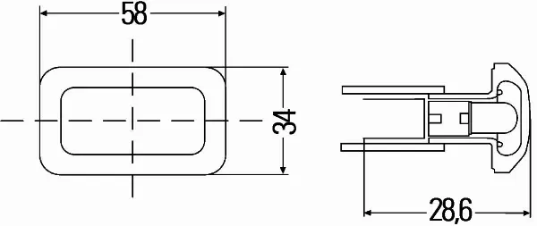 HELLA LAMPA KIERUNKOWSKAZU 2BM 003 647-021 