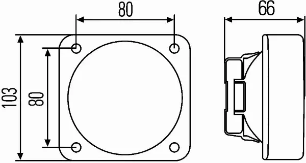 HELLA REFLEKTOR 1GA 996 020-001 