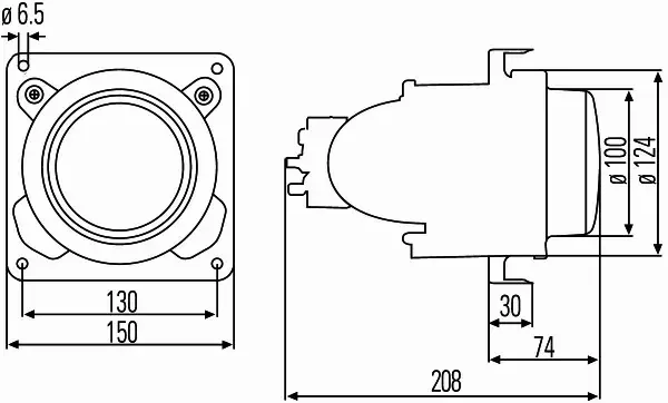 HELLA REFLEKTOR 1KL 007 834-027 