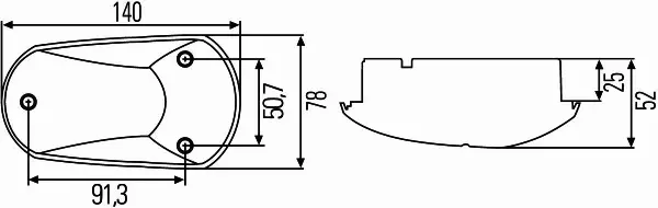 HELLA LAMPA KIERUNKOWSKAZU 2BM 008 355-017 