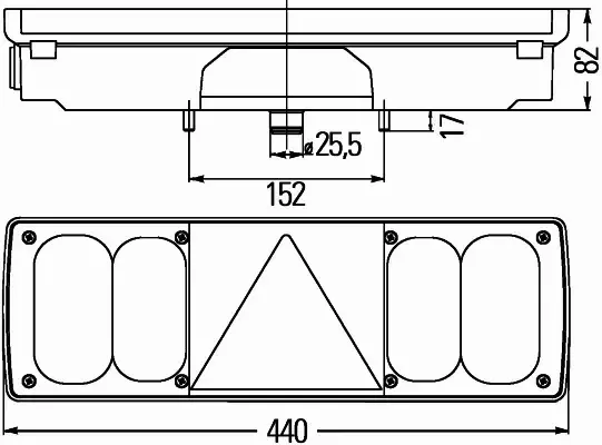 HELLA LAMPA TYLNA 2VP 340 450-021 