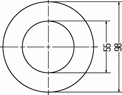 HELLA LAMPA TYLNA 2SA 008 405-011 