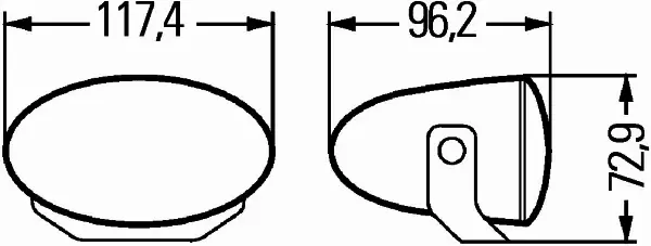 HELLA REFLEKTOR 1FA 008 283-811 