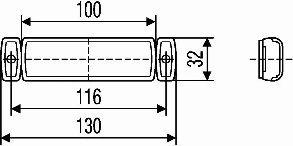 HELLA LAMPA OBRYSOWA 2PS 008 645-001 