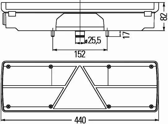 HELLA LAMPA TYLNA 2VP 340 450-151 