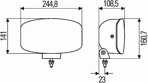 HELLA REFLEKTOR 1FE 008 773-041 