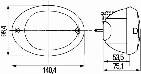 HELLA LAMPA TYŁ 2SB 343 130-021 