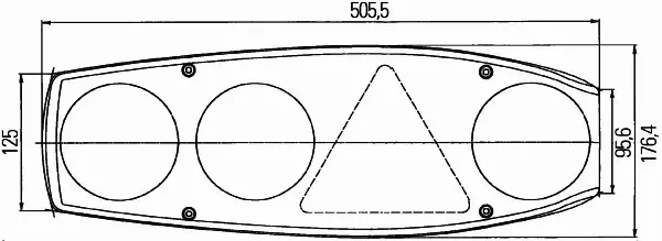 HELLA LAMPA TYLNA 2VA 341 419-167 