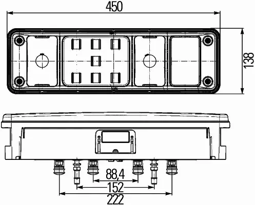 HELLA LAMPA TYŁ 2VP 340 961-161 