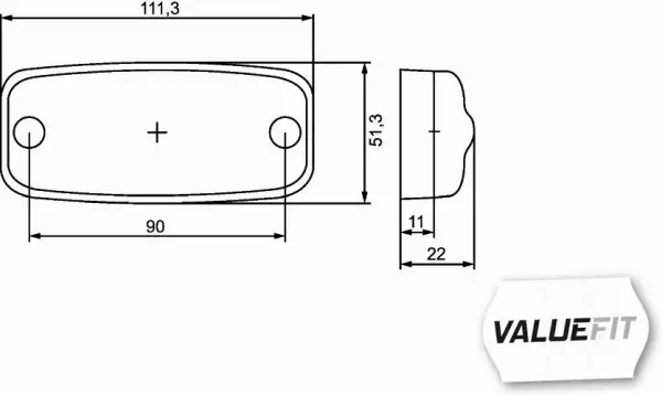 HELLA LAMPA OBRYSOWA 2TM 357 008-021 