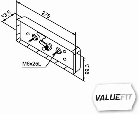 HELLA LAMPA TYLNA 2VP 357 019-001 