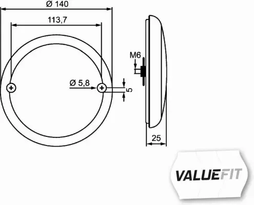 HELLA LAMPA TYLNA 2SD 357 026-001 