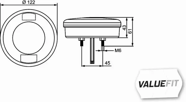 HELLA LAMPA PRZECIWMGIELNA 2NE 357 027-031 