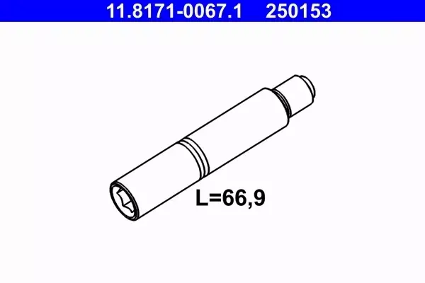 ATE PROWADNICA ZACISKU 11.8171-0067.1 