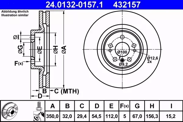 ATE TARCZE+KLOCKI PRZÓD+TYŁ MERCEDES GL X164 M W164 R W251 350+330MM 