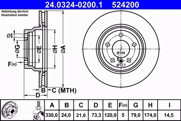 ATE PowerDisc + Klocki Ceramic Przód BMW E92 E93 