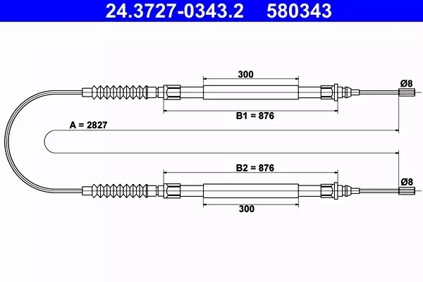 ATE LINKA RĘCZNEGO 24.3727-0343.2 