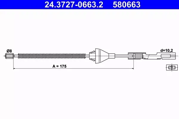 ATE LINKA RĘCZNEGO 24.3727-0663.2 