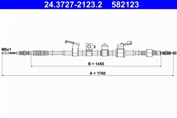 ATE LINKA HAMULCOWA 24.3727-2123.2 