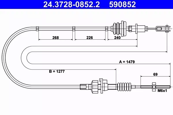 ATE LINKA SPRZĘGŁA 24.3728-0852.2 