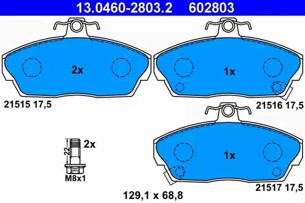 ATE TARCZE PRZÓD 262m + KLOCKI ROVER 200 25 400 45 