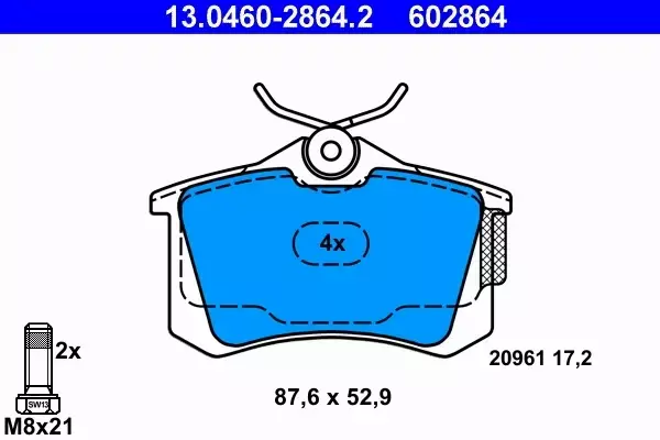 ATE KLOCKI TYŁ SEAT CORDOBA IBIZA VW POLO LUPO 