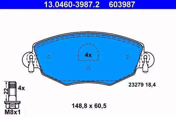 ATE TARCZE POWER DISC + ATE KLOCKI FORD MONDEO III 