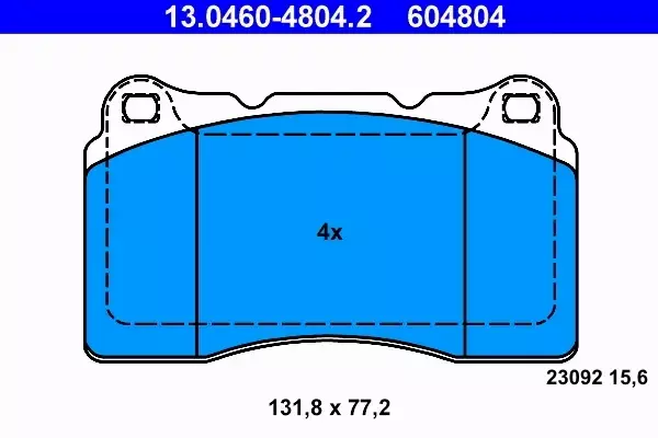 ATE TARCZE+KLOCKI PRZÓD RENAULT MEGANE III COUPE 340MM 